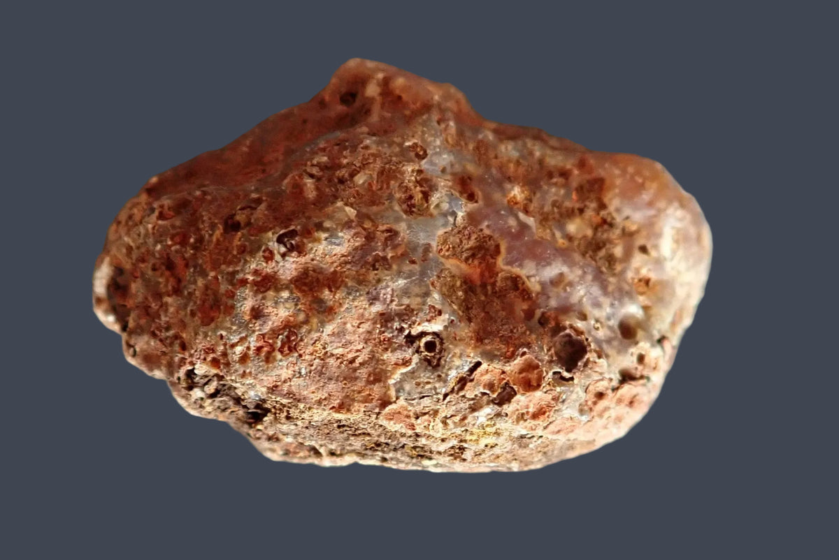 Malawi agate 57 mm – back view, unpolished natural surface, Ngabu, Malawi