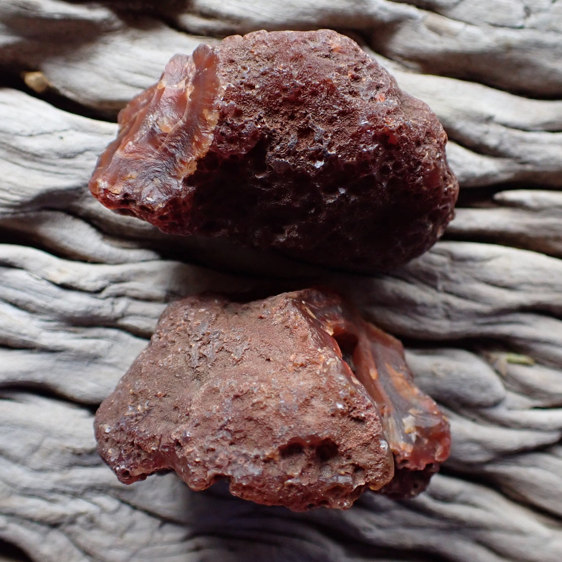 Back of Malawi agate matched pair – natural rinds, Ngabu deposit, hand-polished in South Africa | SKU 000349