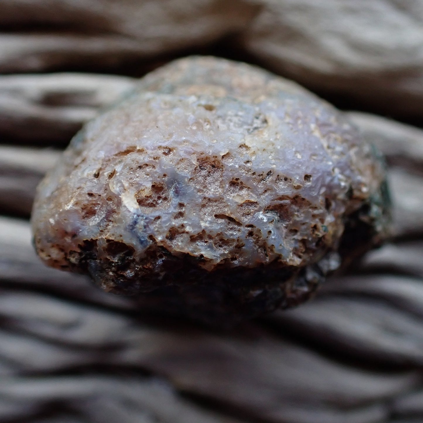 unpolished side of a Malawi Ngabu region aate nodule