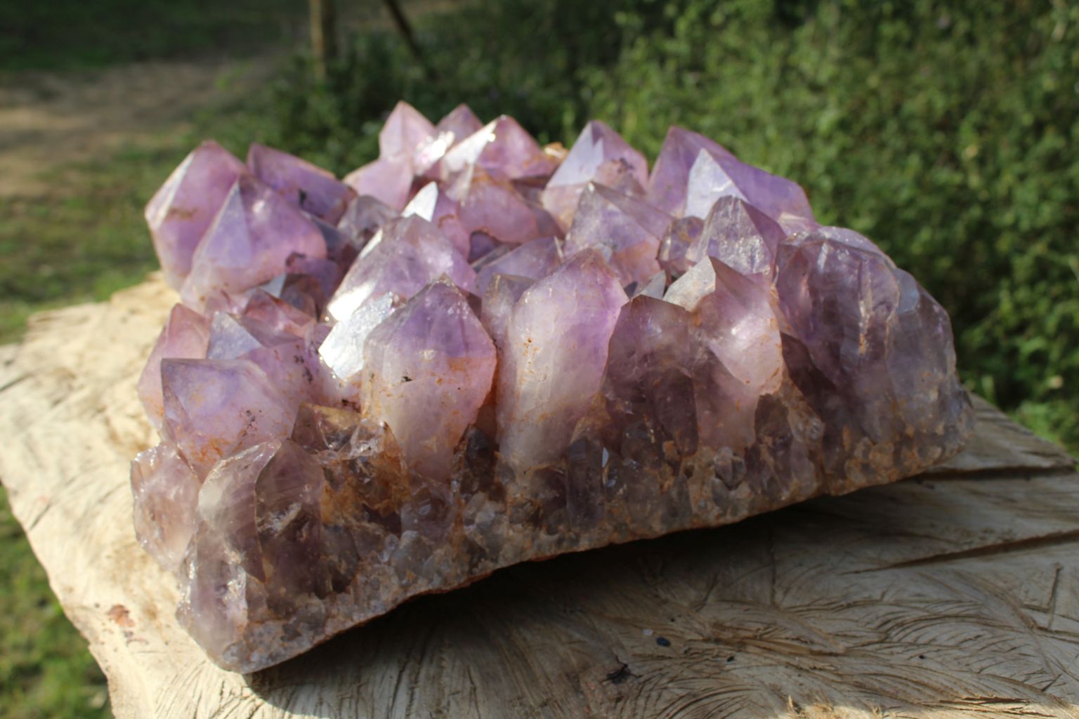 Natural Mumbwa Amethyst Crystal Cluster – Zambia | 48 x 36 x 16cm | 37.75kg