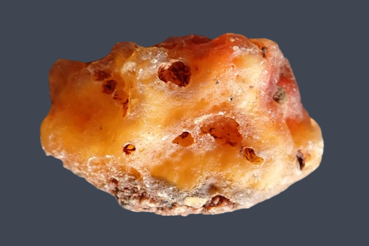 Malawi agate 50 mm – back view, natural unpolished rind, Ngabu Malawi